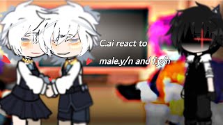 cAi👾 react to myn and fyn💫 \\ships\\ first vid [upl. by Kitrak]