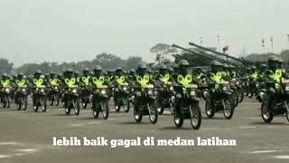 LIRIK LAGU KOMANDO LATIHAN PERTEMPURAN TNI  NKRI HARGA MATI [upl. by Nikola]