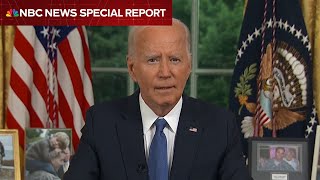 Watch President Bidens historic address on leaving the 2024 race [upl. by Burra]