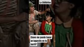 La ChilindrinaChavo me puedes hacer 1 lugarcito en tu barril shortviral shortvideo elchavodel8 [upl. by Georgena]