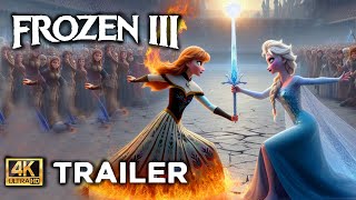 FROZEN 3 2025 Anna with fire  Teaser Trailer  Disney Animation Concept 4K FIRST LOOK Trailer [upl. by Mutua383]