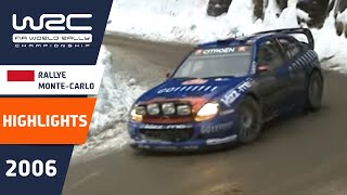 Rallye MonteCarlo 2006 WRC Highlights  Review  Results [upl. by Ahsinnor]