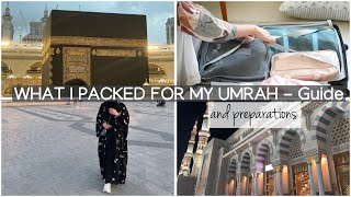 What I Packed for UmrahGuide  UMRAH Preparations  Beautiful Dua List [upl. by Aliehc]