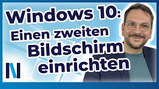 Windows 10 Mit einem zweiten Bildschirm arbeitest Du viel effektiver [upl. by Bopp]