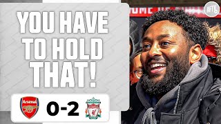 You Have To Hold That Liverpool Fan fuizzy  Arsenal 02 Liverpool [upl. by Nemhauser147]