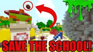 Minecraft  Nintendo High School  SAVE THE SCHOOL FROM THE METEOR 69 [upl. by Sofie]