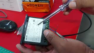 Cara Test Eliwell 974 Temperature Control 220Volt [upl. by Akinar]