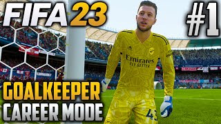 FIFA 23  Career Mode Goalkeeper  EP1  THE BALL STOPS HEREHOPEFULLY [upl. by Salamone]