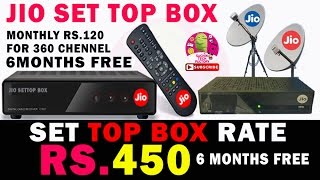 Jio DTH  JIO TV  JIO SETTOP BOX  JIO dth offers  jio dth april 2017 [upl. by Ruffina]