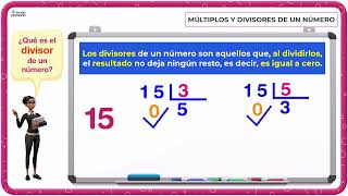 Múltiplos y divisores de un numero  Educación primaria CUARTO [upl. by Llewellyn784]