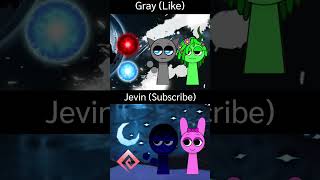 Gray or Jevin  incredibox sprunkiedit music shorts fyp sprunki sprunkiincredibox [upl. by Seaddon572]