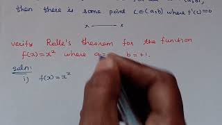 Theorem 76C  Rollequots Theorem  verify Rolles theorem  Real analysis  Tamil [upl. by Anaiq]