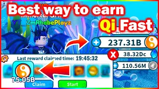 How to earn Qi FAST  got 75 Billion Qi in less than a day  WFS  Roblox [upl. by Anwahsal]