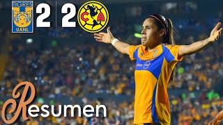 TIGRES 22 AMÉRICA Semifinal vuelta  Las AMAZONAS van por otro título [upl. by Seaver836]