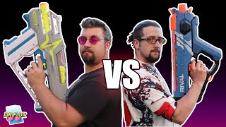 Epic Battle Nerf Hyper Mach 100 vs Nerf Rival Perses [upl. by Yenruogis609]