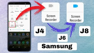 Como habilitar activar grabador de pantalla en J4 J6 y J8 Samsung [upl. by Luane85]