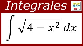 INTEGRACIÓN POR SUSTITUCIÓN TRIGONOMÉTRICA  Ejercicio 1 [upl. by Kimber]