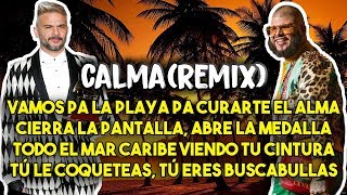 Pedro Capó Farruko  Calma Remix LetraLyrics [upl. by Sadowski]