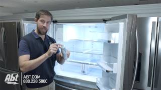 How To Replace The Water Filter On Your Samsung French Door Refrigerator Using Filter HAFCIN [upl. by Mcneely404]