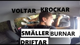 VI VOLTAR VI SLADDAR OCH VI SMÄLLER EN NISSAN MICRA [upl. by Cam566]