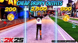 BEST OUTFITS 2K25  DRIPPY OUTFITS FOR CHEAP  GET CLOTHES FOR CHEAP ON NBA 2K25 [upl. by Ailekat]