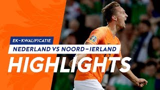 Highlights NederlandNoordIerland 10102019 EKkwalificatie [upl. by Dviad]