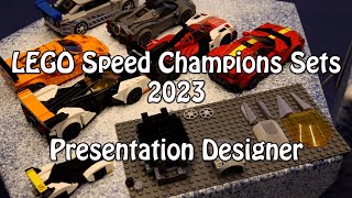 LEGO Speed Champions Sets 2023 DesignerInterview [upl. by Michail]