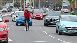 How to cycle on a multi lane roundabout [upl. by Notyalc106]