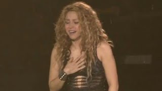 Shakira LLORA en su último concierto de El Dorado World Tour en Colombia VIDEO COMPLETO [upl. by Tevlev]