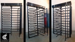 Full Height Turnstile 1  Accessum 4 Arm  Blue Access  Blue Engineering  Durban  South Africa [upl. by Madel785]