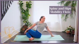 Spinal Movements and Hip Mobility Yoga Flow  30 Minute Yoga Practice [upl. by Peednam]