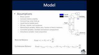 Distillation Column Modeling in MATLAB and Simulink [upl. by Asined718]