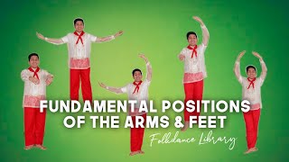 Fundamental positions of the arms and feet in Folkdance  Folkdance Library [upl. by Atinrahc]