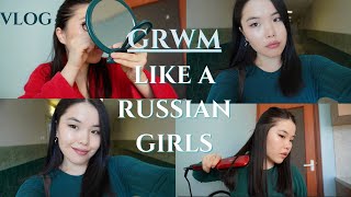 vlog GRWM  Орос Охидууд Шиг Хөөрхөн Болоод Хичээлдээ Явав [upl. by Keifer]