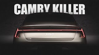 Kia Teased a New Rival to Toyota Camry [upl. by Scriven]