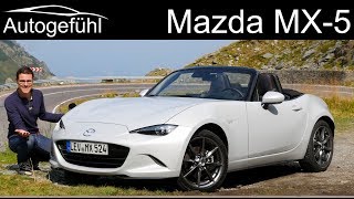 Mazda MX5 Miata Facelift on the spectacular Transfagarasan road FULL REVIEW 2019  Autogefühl [upl. by Timofei]