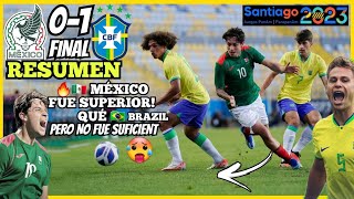 México SUB23 vs Brasil SUB23 RESUMEN 🟢 1112023 Juegos Panamericanos 🇲🇽MÉXICO FUE MEJOR QUÉ Brazil [upl. by Aratas]