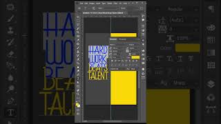 Magic Text Trick Photoshop Tutorial shorts adobephotoshop grafixmentor [upl. by Atilehs]