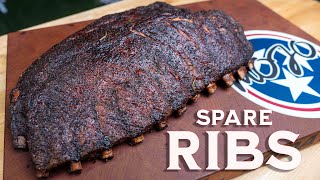 Lets smoke some simple and delicious bbq spare ribs [upl. by Accisej]