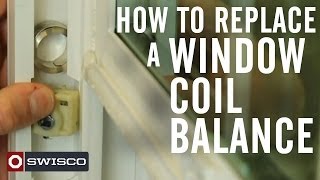 How to replace a window coil balance [upl. by Hatty]