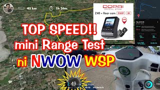 Alam mo na ba ang Top Speed ng NWOW WSP eBike  Range Test Saan aabot ang WSP ebike mo [upl. by Anitnamaid782]