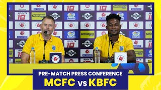 MCFC vs KBFC  ISL 11  PreMatch Press Conference  Kerala Blasters [upl. by Minsat]