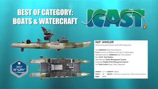 iCast 2018  Jackson Kayak Blue Sky Boatworks Angler 360 Overview with Eric Jackson [upl. by Radbourne]