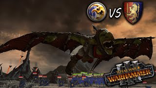 Doom Diver Rampage  Greenskins vs Bretonnia Conquest  Total War Warhammer 3 Multiplayer [upl. by Eilarol846]