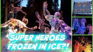 SUPER HEROES FROZEN IN ICE [upl. by Iives]