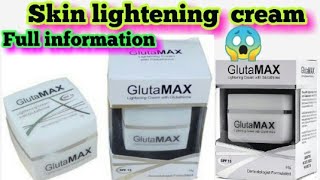 Glutamax Skin Whitening Cream  pigmentation  Skin lightening  Brijwasi Girl [upl. by Yzzik177]