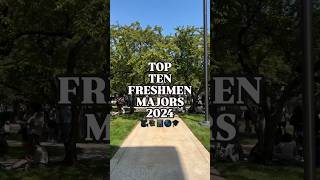 Top 10 Freshman Majors 2024 [upl. by Naegem]