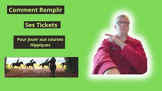 Comment remplir ses tickets pmu pour jouer aux courses hippiques [upl. by Riatsila]