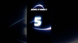 Meaning of number 5 shorts numerology number5 [upl. by Saul193]