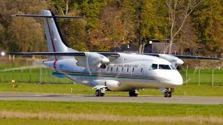 RARE Botswana Defence Force  Dornier 328 TakeOff at Bern [upl. by Maxantia399]